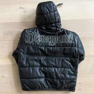 Disneyland Black Puffy Jacket | Size: L